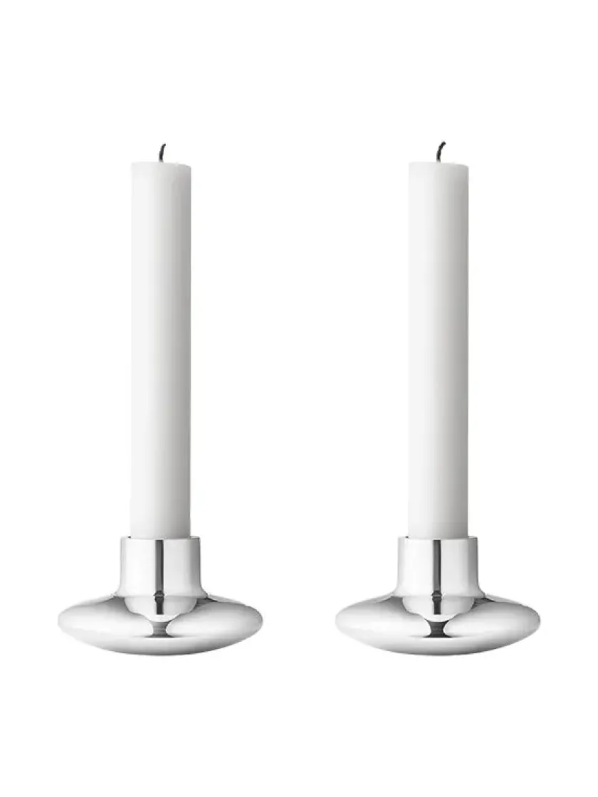 Georg Jensen HK lysestage, 2 stk fra> Lysestager