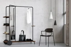 Stellar Works Host Wardrobe, black oak fra><noscript><img width=