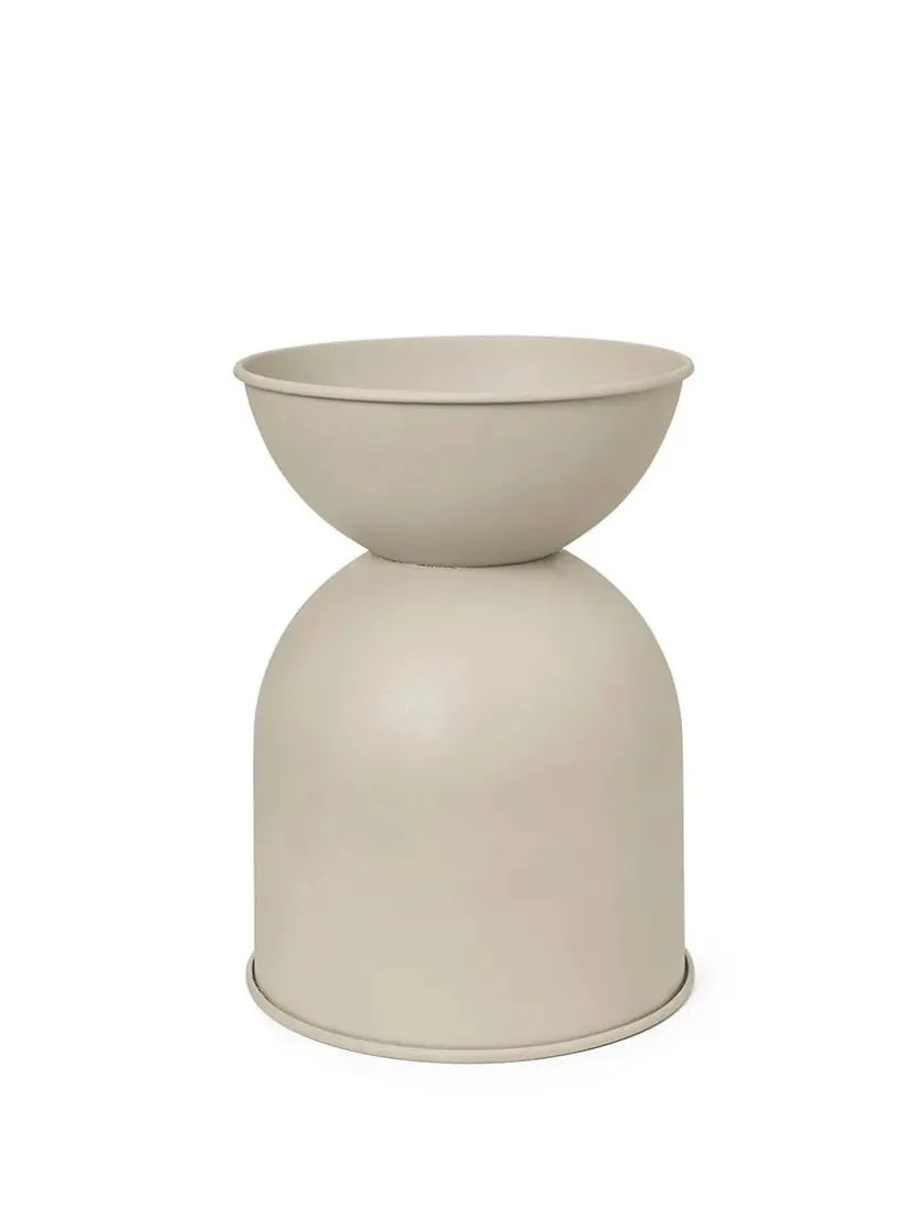 Ferm Living Hourglass Pot, cashmere fra> Vaser