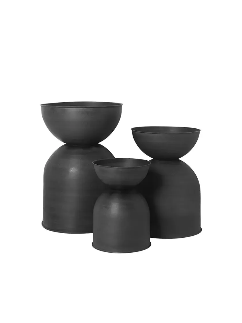 Ferm Living Hourglass Pot, cashmere fra> Vaser