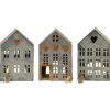 Ib Laursen Hus til fyrfadslys Stillenat - 3 stk. ass. fra> Kalenderlys & Julelysestager|Adventsstager