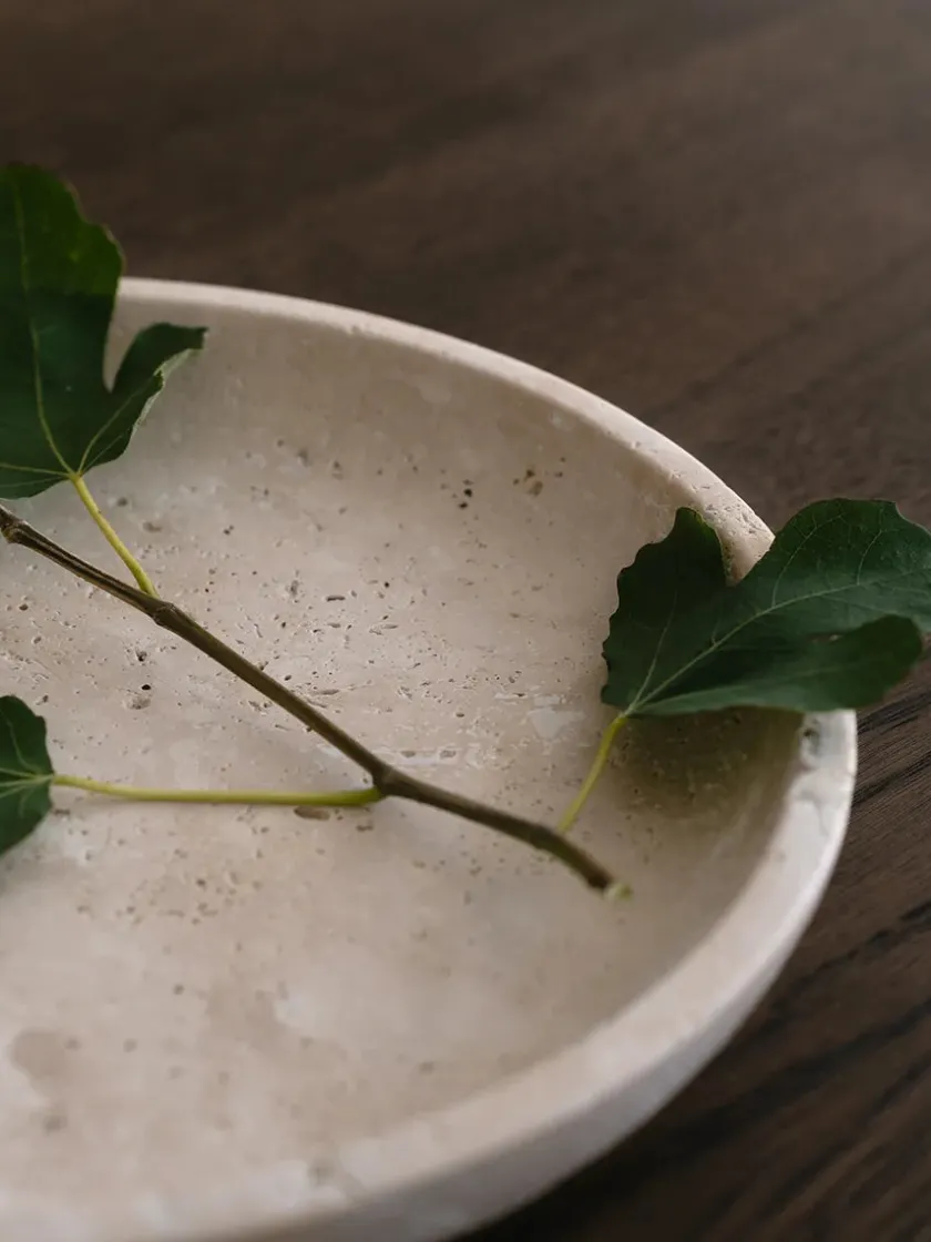 Wabi Sabi Nordic Hyben Fad, travertin fra> Gaver Til Hende|Service