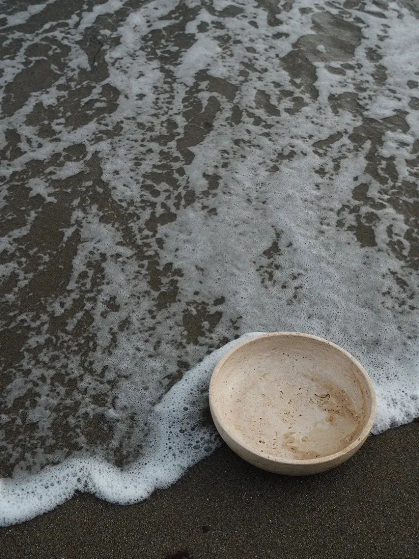 Wabi Sabi Nordic Hyben Skål, travertin fra> Gaver Til Hende|Service