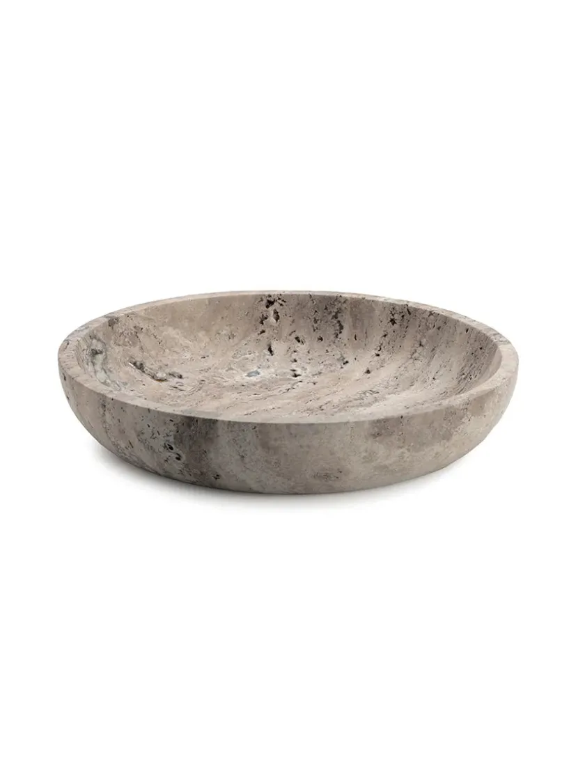 Wabi Sabi Nordic Hyben Skål, travertin silver fra> Gaver Til Hende|Service