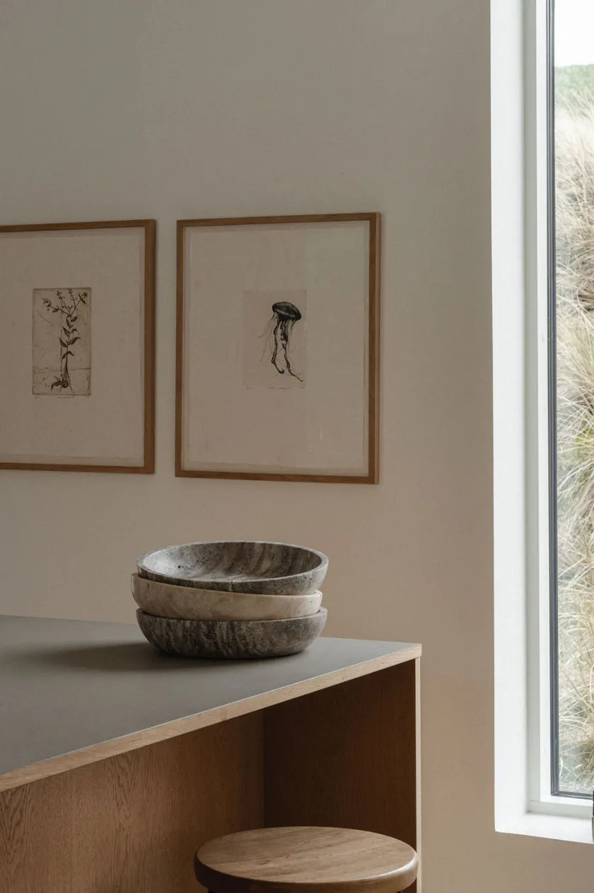 Wabi Sabi Nordic Hyben Skål, travertin silver fra> Gaver Til Hende|Service