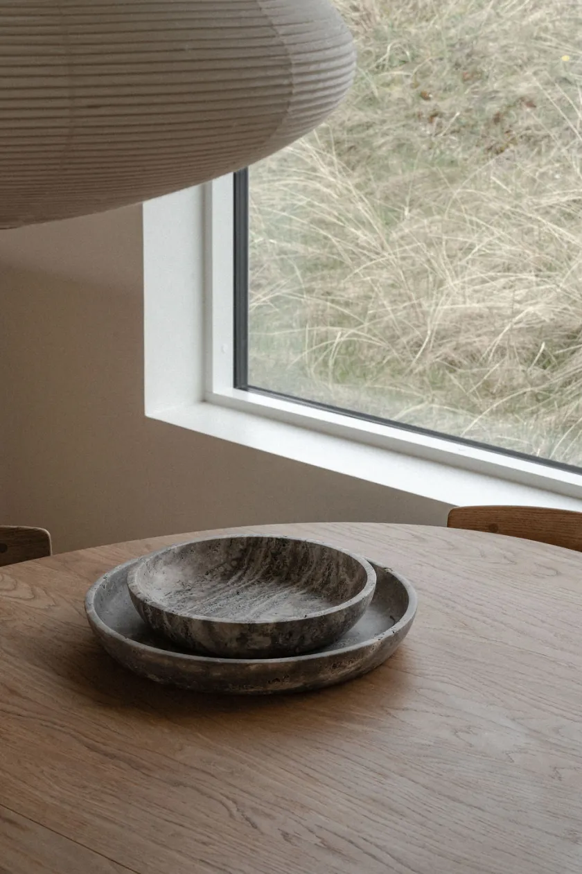 Wabi Sabi Nordic Hyben Skål, travertin silver fra> Gaver Til Hende|Service