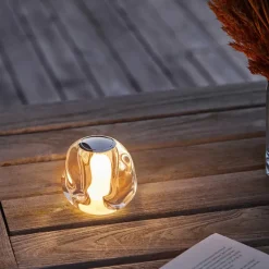 Loom Design ICE BALL Portable Bordlampe, krom fra><noscript><img width=