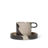 Ferm Living Inlay Cup with Saucer fra> Service
