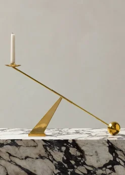 Audo Copenhagen Interconnect Candle Holder, black fra><noscript><img width=