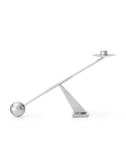 Audo Copenhagen Interconnect Candle Holder - small, stainless steel fra> Gaver Til Ham|Gaver Til Hende