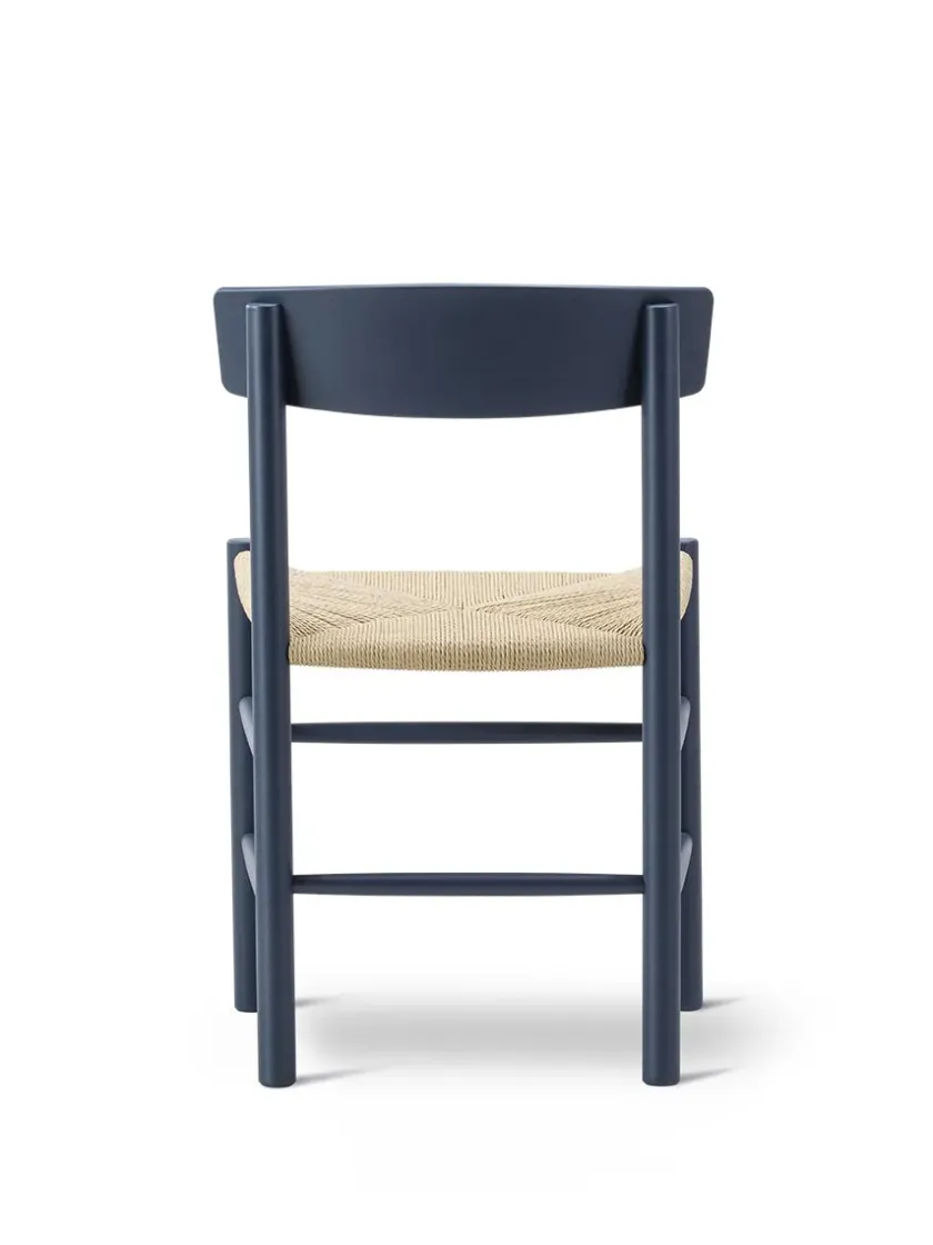 Fredericia Furniture J39 Folkestolen, heritage red af Børge Mogensen> Spisebordsstole