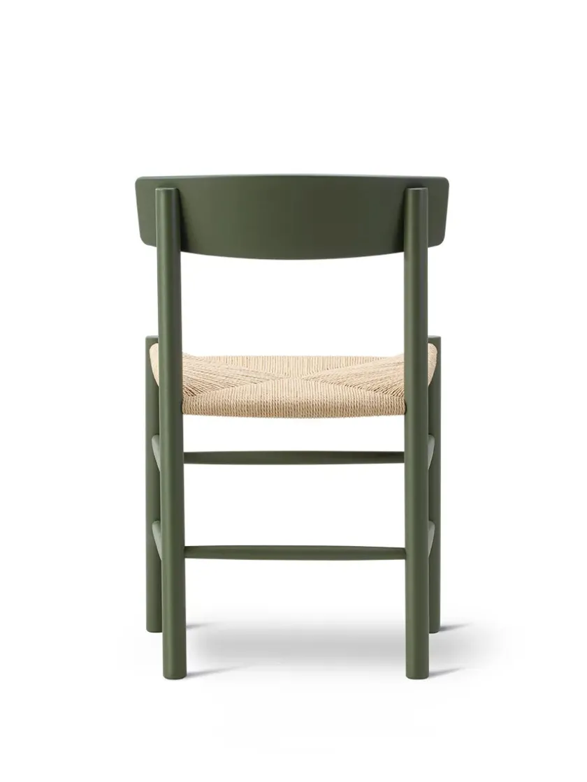 Fredericia Furniture J39 Folkestolen, heritage red af Børge Mogensen> Spisebordsstole