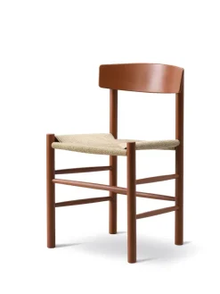 Fredericia Furniture J39 Folkestolen, heritage red af Børge Mogensen><noscript><img width=