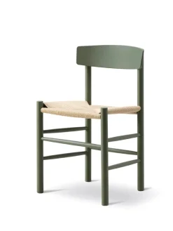 Fredericia Furniture J39 Folkestolen, indigo blue af Børge Mogensen><noscript><img width=