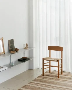 Fredericia Furniture J39 Folkestolen, indigo blue af Børge Mogensen><noscript><img width=