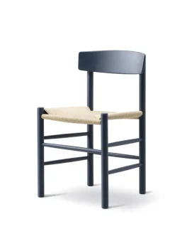 Fredericia Furniture J39 Folkestolen, Khaki grøn af Børge Mogensen><noscript><img width=