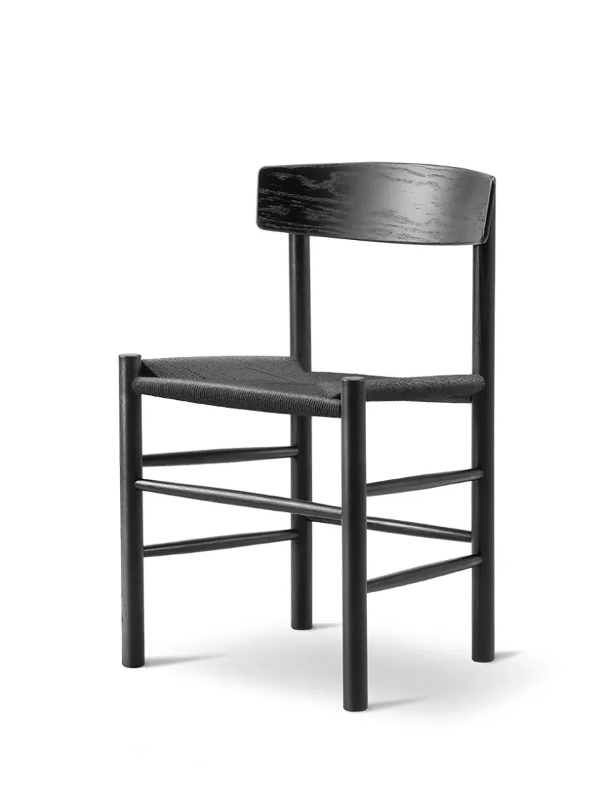 Fredericia Furniture J39 Folkestolen, lys olieret eg af Børge Mogensen> Spisebordsstole
