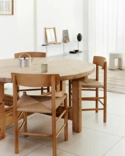 Fredericia Furniture J39 Folkestolen, sortlakeret bøg af Børge Mogensen><noscript><img width=