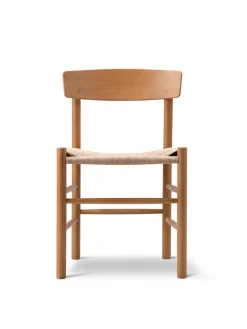 Fredericia Furniture J39 Folkestolen, Vintage lakeret af Børge Mogensen> Spisebordsstole
