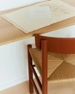 Fredericia Furniture J39 Folkestolen, Vintage lakeret af Børge Mogensen><noscript><img width=