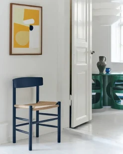 Fredericia Furniture J39 Folkestolen, Vintage lakeret af Børge Mogensen><noscript><img width=