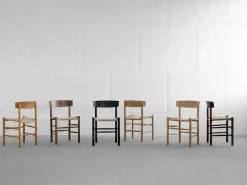 Fredericia Furniture J39 Folkestolen, Vintage lakeret af Børge Mogensen><noscript><img width=