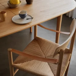 FDB Møbler J186 Hesberg spisebordsstol, olieret eg fra><noscript><img width=