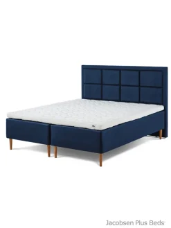 Jacobsen Plus Beds – Sengegavl Square, Blå> Sengegavle