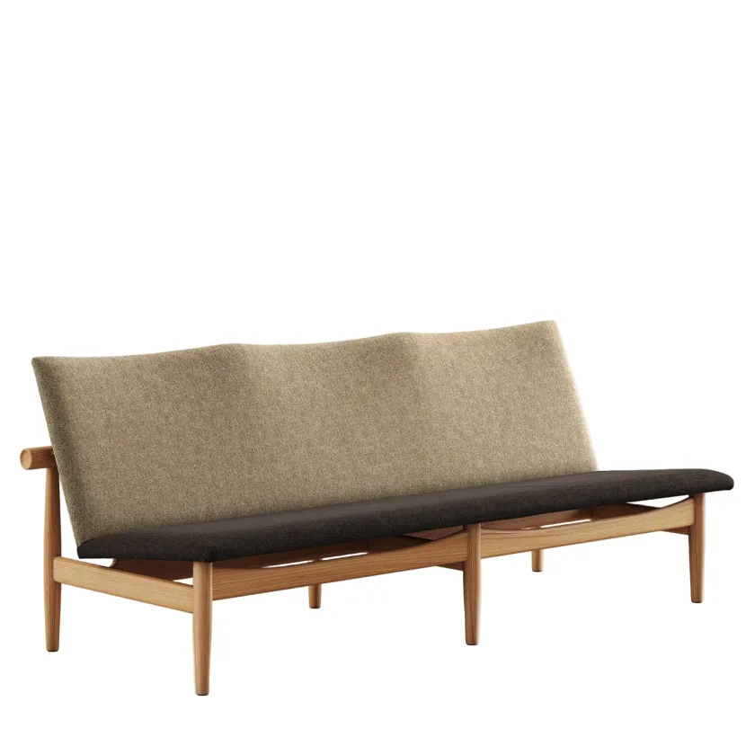 House of Finn Juhl Japan 3 pers. sofa, eg klar olie af Finn Juhl> Sofaer