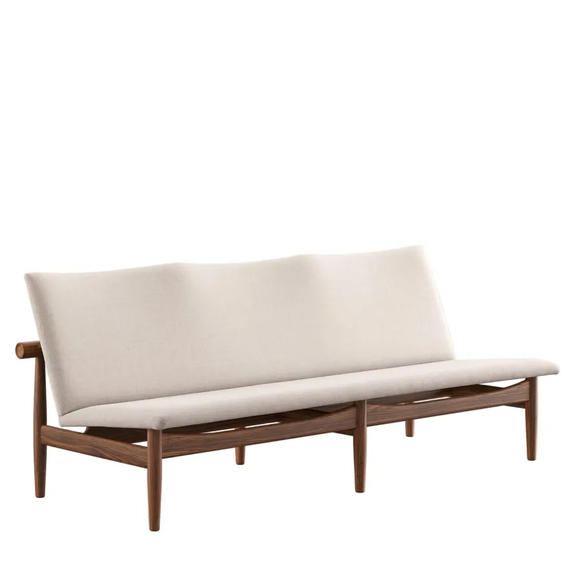House of Finn Juhl Japan 3 pers. sofa, valnød af Finn Juhl> Sofaer