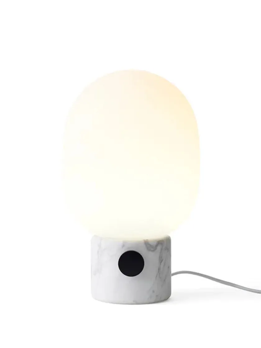 Audo Copenhagen JWDA Table Lamp, red travertine stone fra> Spots