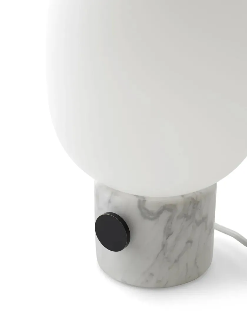 Audo Copenhagen JWDA Table Lamp, red travertine stone fra> Spots