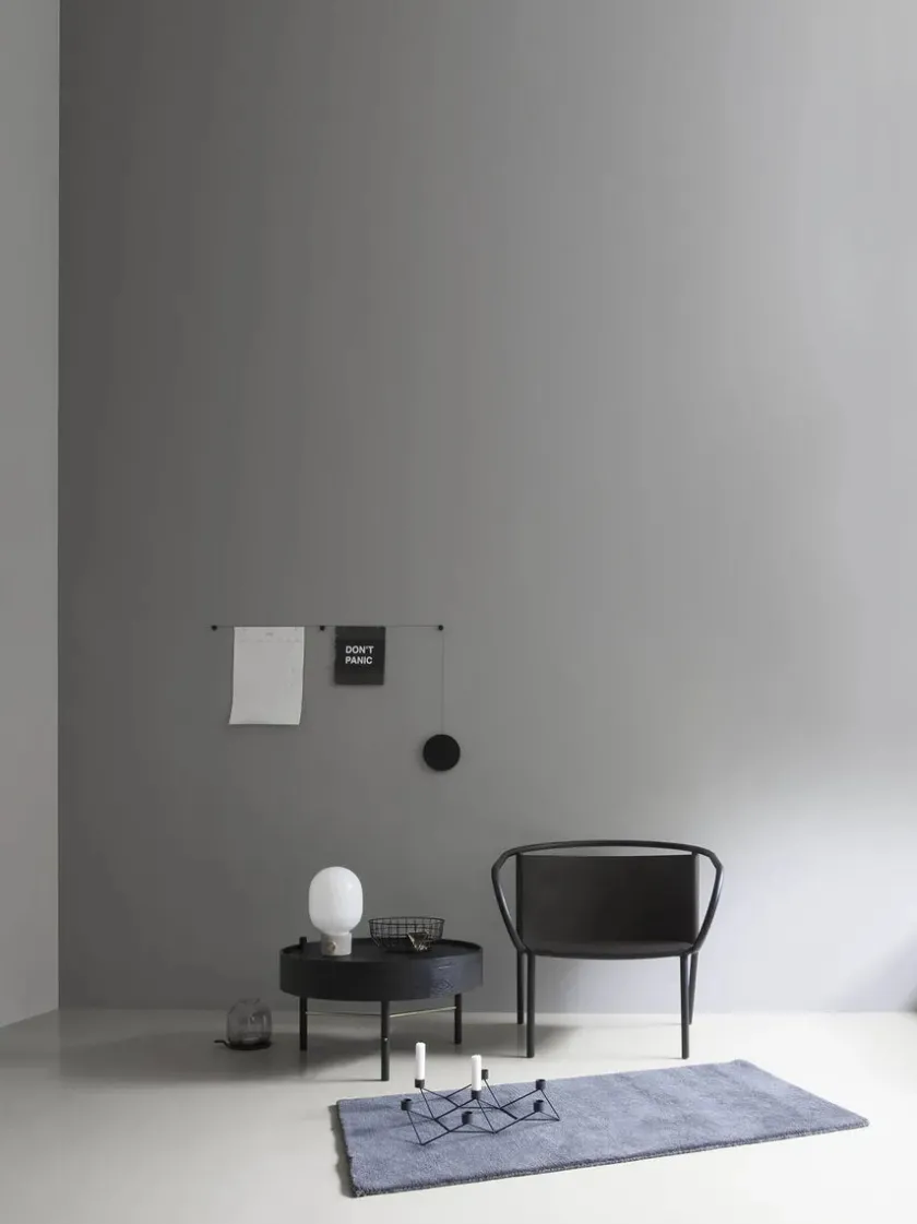 Audo Copenhagen JWDA Table Lamp, red travertine stone fra> Spots