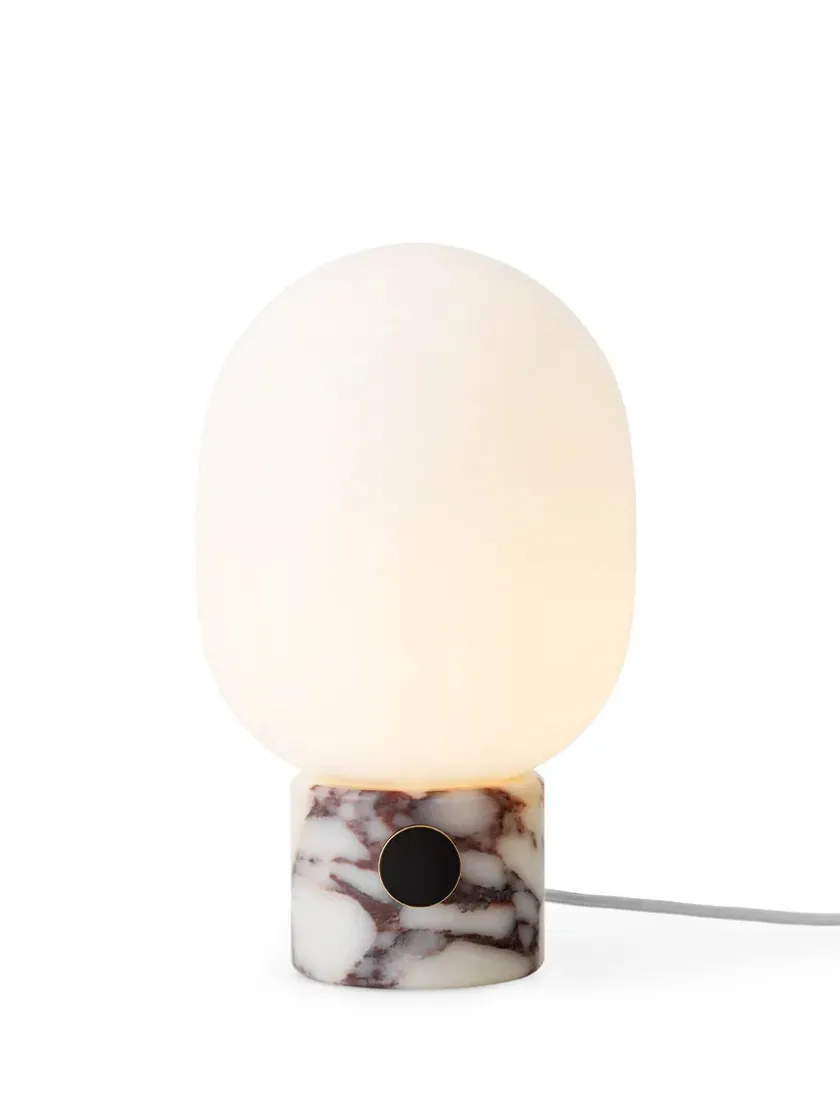 Audo Copenhagen JWDA Table Lamp, red travertine stone fra> Spots