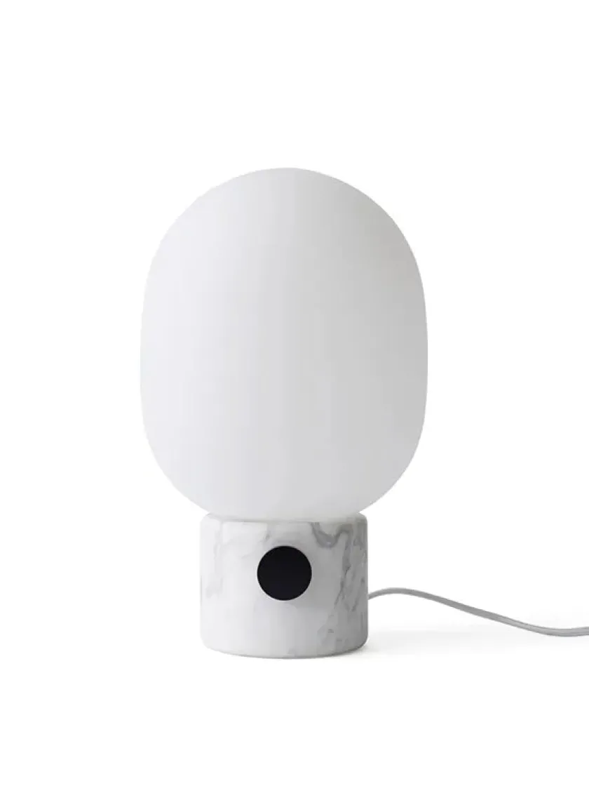 Audo Copenhagen JWDA Table Lamp, red travertine stone fra> Spots