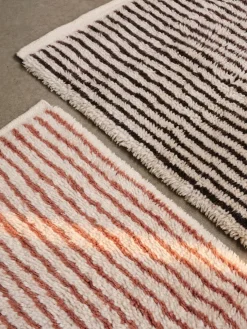 Ferm Living Kami Knotted Rug, coffee fra> Gulvtæpper