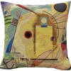 Poulin Design Kandinsky Jaune-Rouge-Bleu Extrait 2 pude fra> Puder Og Plaider|Puder