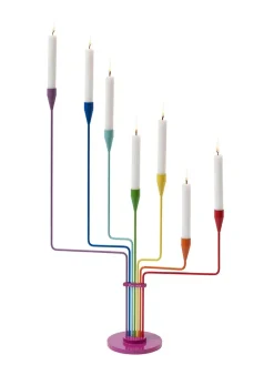 Piet Hein Karlsvognen Table Lysestage, rød fra><noscript><img width=