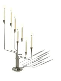 Piet Hein Karlsvognen Table Lysestage, rød fra><noscript><img width=