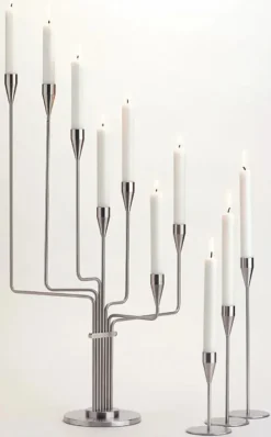 Piet Hein Karlsvognen Table Lysestage, gul fra><noscript><img width=