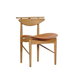 House of Finn Juhl Karmstolen, eg olie af Finn Juhl> Spisebordsstole