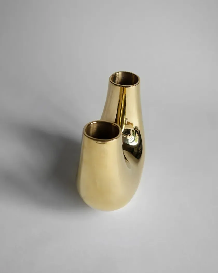 Hein Studio Kazumi StudioVase, gold fra Hein> Vaser
