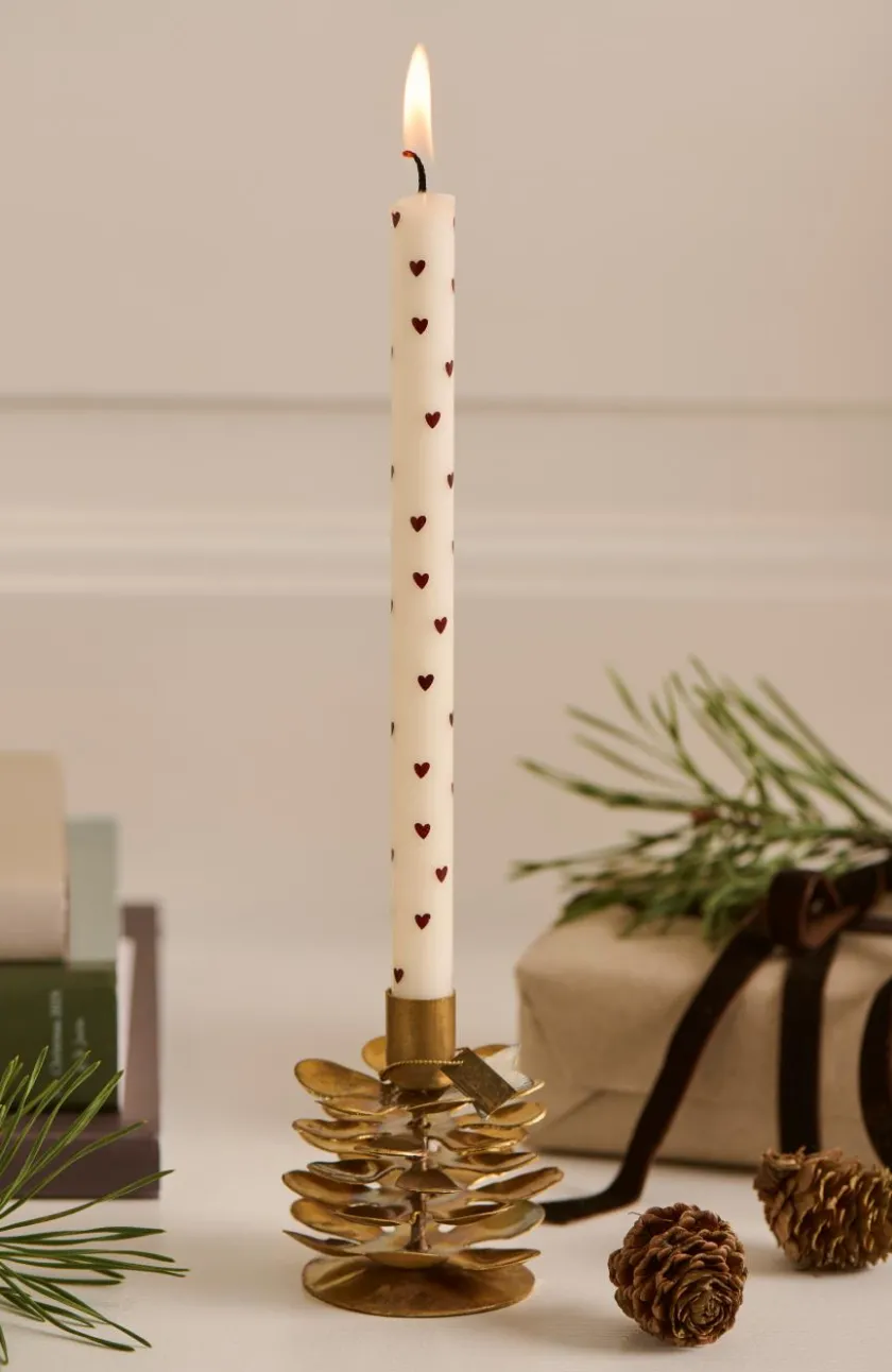 Ib Laursen Kertelys med tryk fra> Kalenderlys & Julelysestager|Adventsstager