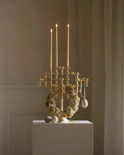 STOFF Nagel Kertelys til Nagel Lysestage, ginger fra> Stearinlys|Lysestager