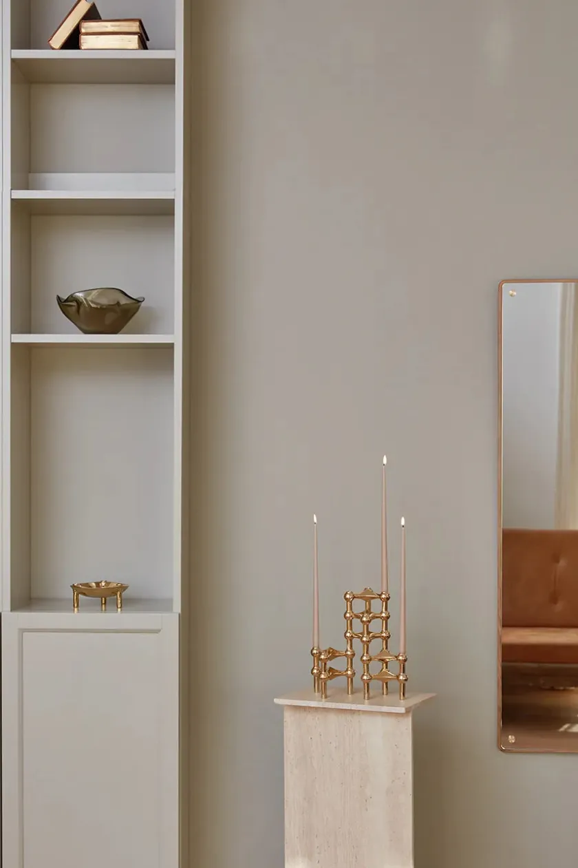 STOFF Nagel Kertelys til Nagel Lysestage, ginger fra> Stearinlys|Lysestager