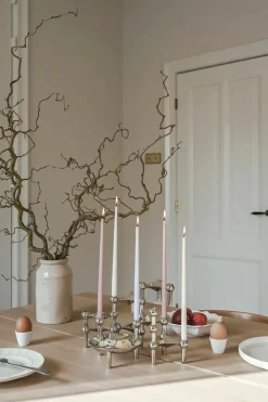 STOFF Nagel Kertelys til Nagel Lysestage, sart rosa fra> Stearinlys|Lysestager