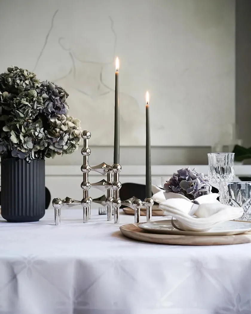 STOFF Nagel Kertelys til Nagel Lysestage, white fra> Stearinlys|Lysestager