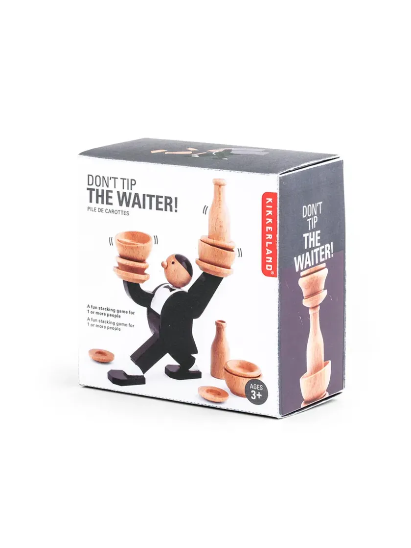 Kikkerland Don't Tip The Waiter, stacking game>Børn Legetøj|Spil