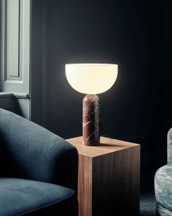 New Works Kizu Bordlampe Large, Grey Marble fra><noscript><img width=