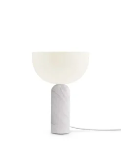New Works Kizu Bordlampe Small, White Marble fra> Spots